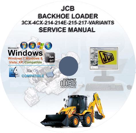 Jcb Backhoe Loaders 3cx 4cx 214e 214 215 217 Master Service Repair Manual