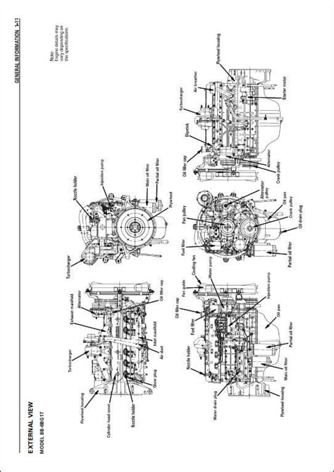 Jcb Isuzu Engine Aa 4bg1t Aa 6bg1 Bb 4bg1t Bb 6bg1t Service Repair Workshop Manual Instant Download