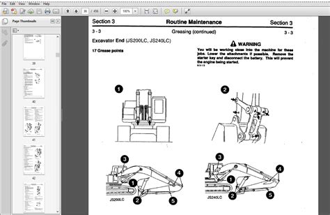 Jcb Js200lc Js240lc Js300lc Js450lc Tracked Excavator Service Repair Workshop Manual Download