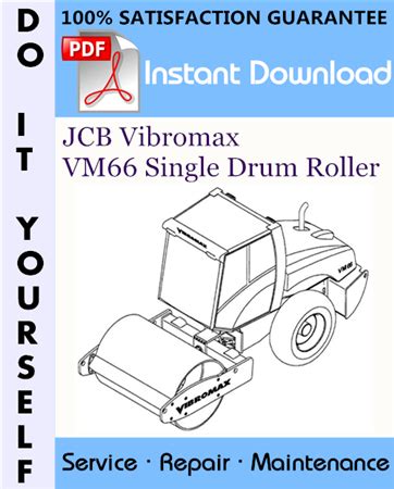 Jcb Vibromax Vm66 Single Drum Roller Service Repair Manual Instant Download