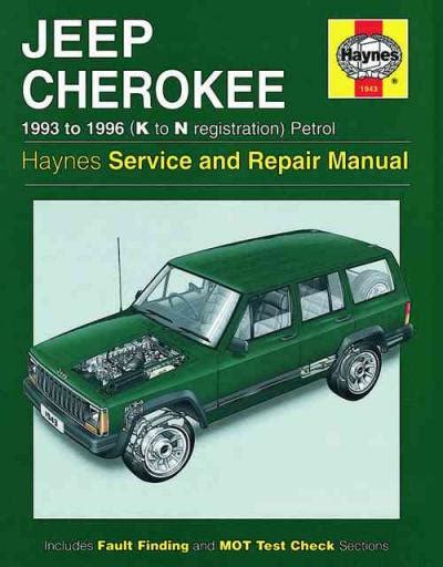 Jeep Cherokee 1984 1996 Service Repair Workshop Manual