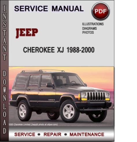 Jeep Cherokee Xj 1988 1996 Service Repair Manual