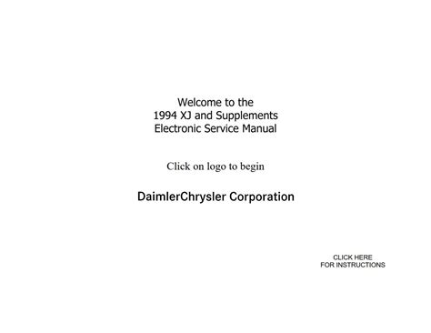 Jeep Cherokee Xj 1994 Service Repair Manual