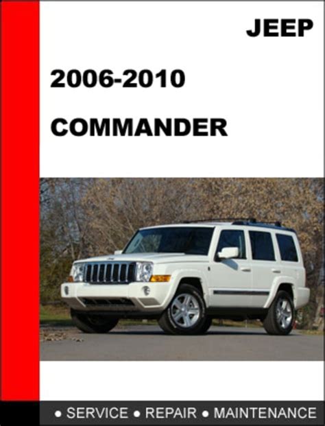Jeep Commander 2006 2010 Service Manual