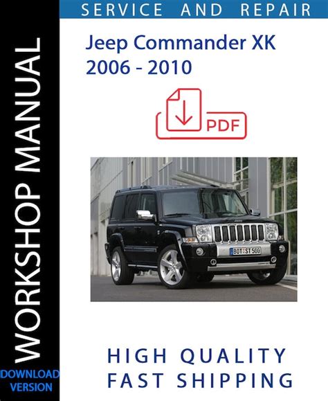 Jeep Commander Xk 2006 2007 2008 2009 2010 Service Repair Workshop Manual Pdf