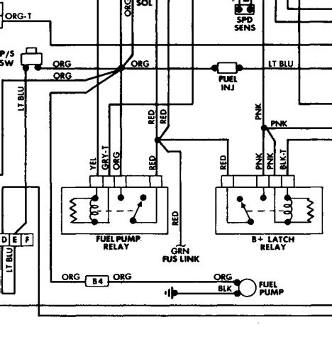 Jeep Fuel Pump Relay Wiring