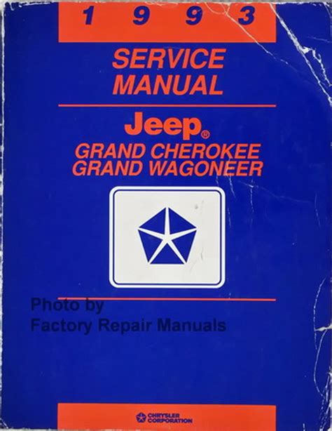 Jeep Grand Cherokee Wagoneer 1993 Service Repair Manual