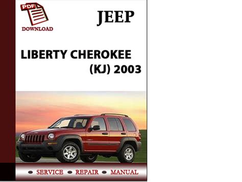 Jeep Liberty Kj 2003 Workshop Service Repair Manual