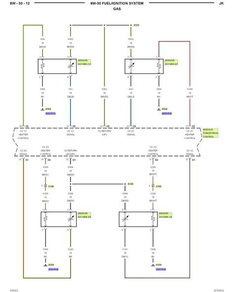 Jeep Liberty O2 Sensor Wiring Diagram