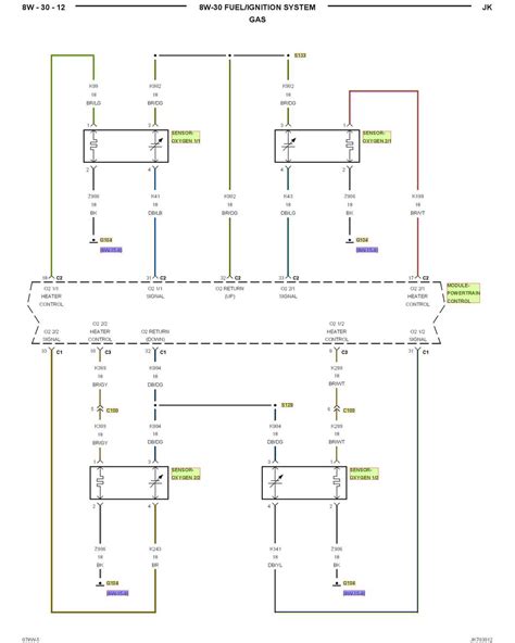 Jeep Liberty O2 Sensor Wiring Diagram