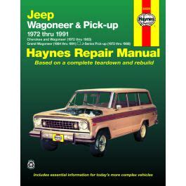 Jeep Wagoneer 1972 1991 Service Repair Manual