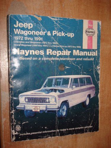 Jeep Wagoneer 1984 1996 Service Repair Workshop Manual