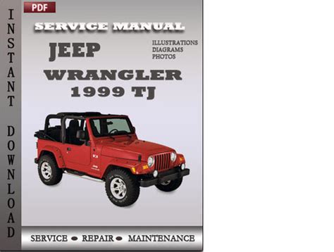 Jeep Wrangler 1999 Tj Factory Service Manual