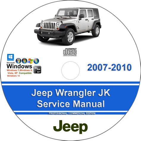 Jeep Wrangler Jk 2007 2011 Workshop Repair Manual