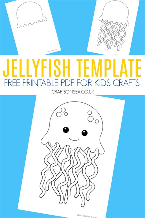 Jellyfish Craft Template