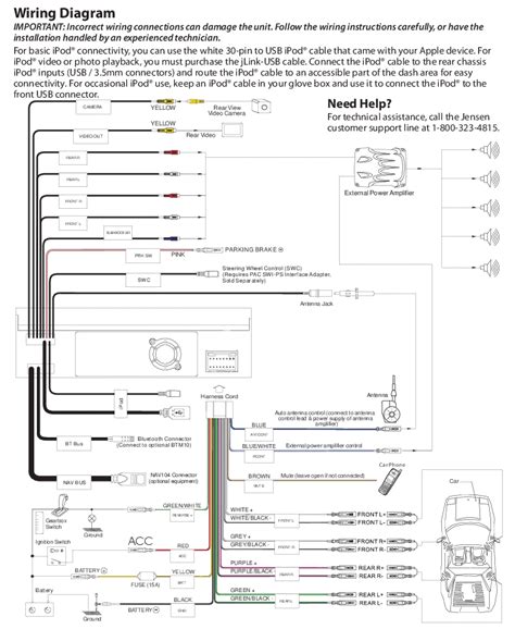 Jensen Radio Model Vm9510 Wiring Diagram