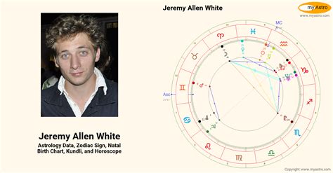 Jeremy Allen White Birth Chart