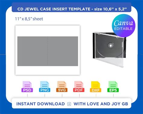 Jewel Cd Case Template