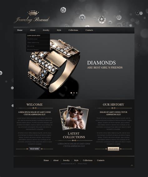 Jewelry Web Template