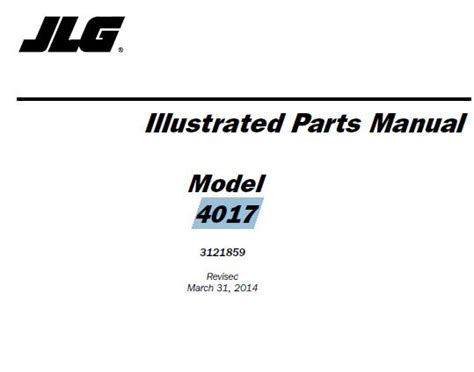 Jlg 4017 Telescopic Forklift Ce Aus Factory Service Repair Workshop Manual Instant Download 65288 P N 3121858 65289