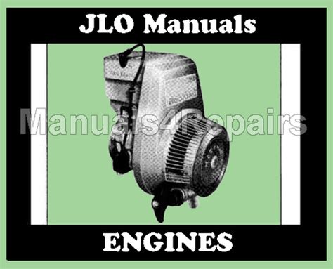 Jlo Engine Service Repair Workshop Troubleshooting Manual Download