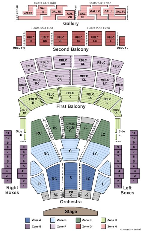 Joffrey Ballet Seating Chart