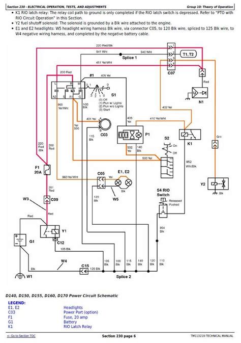 John Deere D105 Wiring Diagram