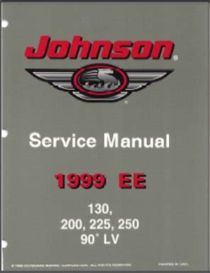 Johnson 130hp Outboard Motor Manual