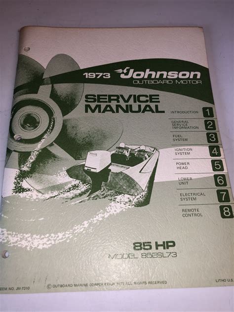 Johnson Evinrude Outboard 85hp V4 Full Service Repair Manual 1973 1980