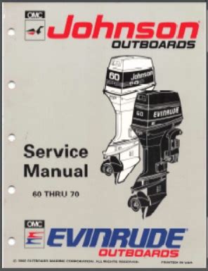 Johnson Outboard Motor Service Repair Manual Early Models