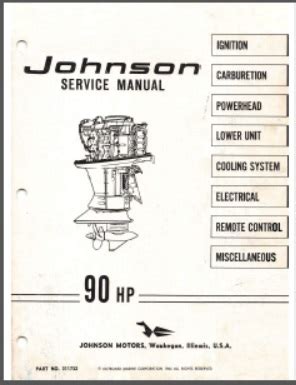 Johnson Outboard Service Manual 90hp Free