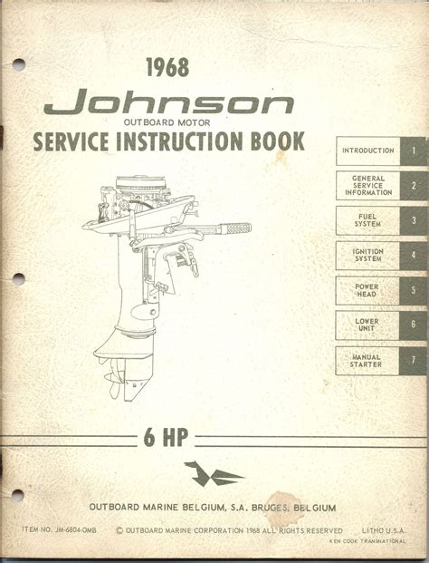 Johnson Outboard Service Manual Download