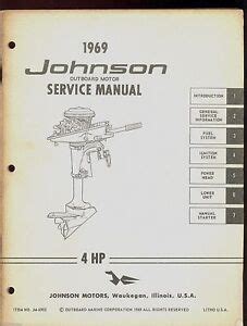 Johnson Seahorse 4hp Manual