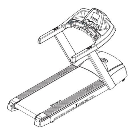 Johnson T8000 Treadmill User Manual