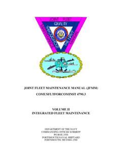 Joint Fleet Maintenance Manual Volume 5