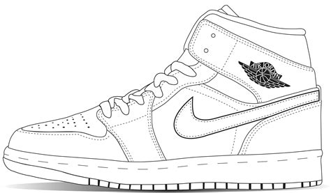 Jordan Shoe Template