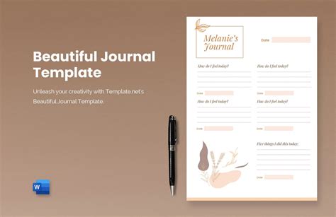 Journal Template For Word