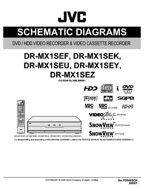 Jvc Dr Mx1sef Dvd Hdd Video Recorder Service Manual