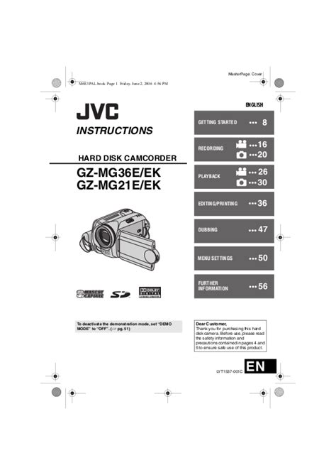 Jvc Gz Mg21ek Gz Mg21ex Service Manual Download