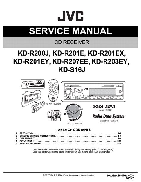 Jvc Kd R200 Wiring Diagram