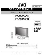 Jvc Lt 26c50bu Wide Lcd Panel Tv Service Manual Download