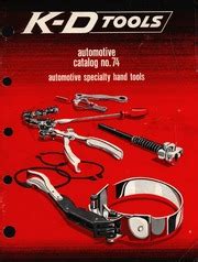 K&d Tools Catalog