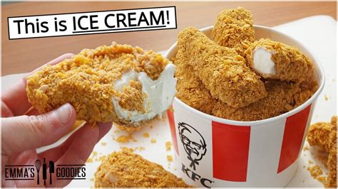 KFC is the new place fried chicken ice cream
