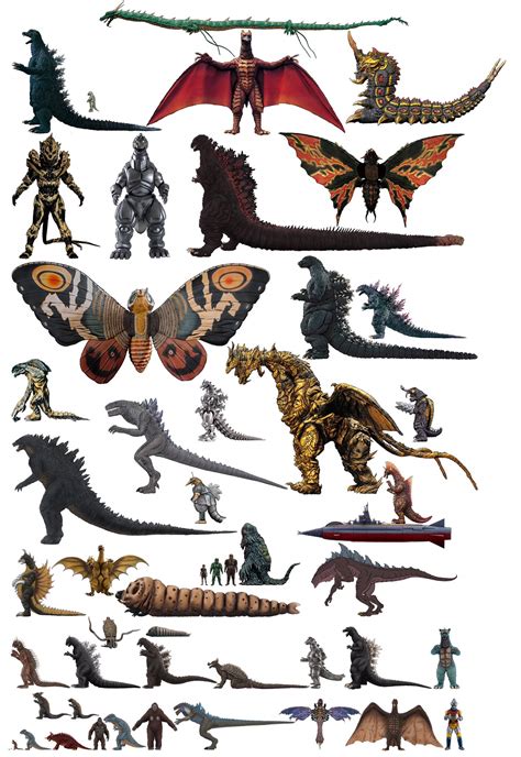Kaiju Size Chart