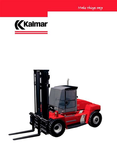 Kalmar Dce90 180 Forklift Trucks Service Repair Manual