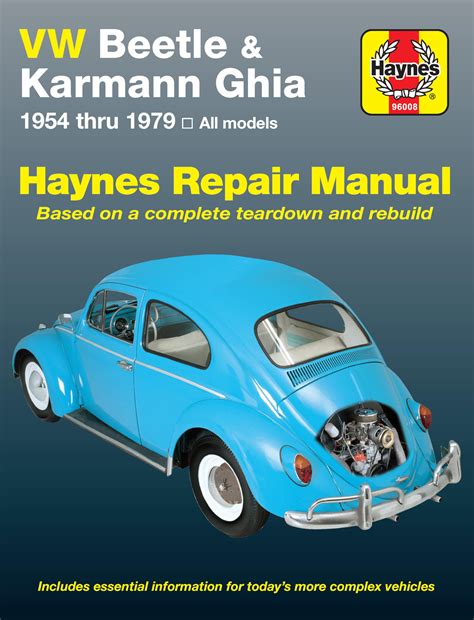 Karmann Ghia 1954 1979 Repair Service Manual Pdf