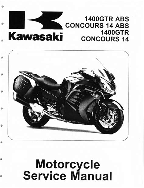 Kawasaki 1400gtr 14 Abs Concours Motorcycle Full Service Repair Manual 2008 Onwards