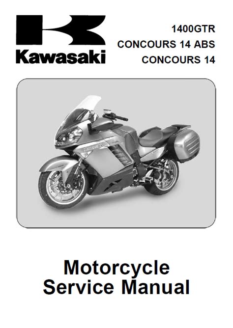 Kawasaki 1400gtr Concours14 Abs Concours14 Service Manual