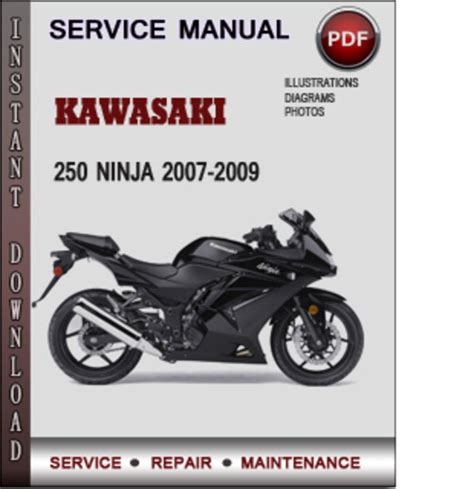 Kawasaki 250 Ninja 2007 Digital Service Repair Manual