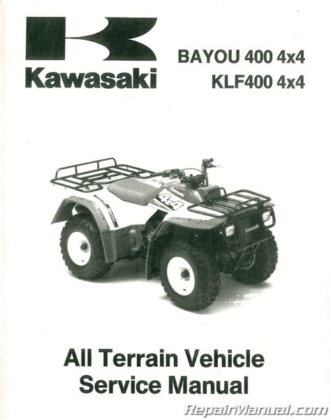 Kawasaki Bayou 400 1991 1999 Repair Service Manual